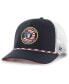 Men's Navy, White Las Vegas Raiders Union Patch Trucker Adjustable Hat