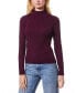 Women's Ribbed Mock-Neck Sweater, Regular & Petites