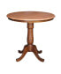 Фото #1 товара 36" Round Top Pedestal Table - 34.9"H