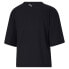 Puma Performance Crew Neck Short Sleeve T-Shirt Womens Black Casual Tops 5227000