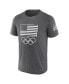 Men's Heather Charcoal Team USA Podium T-Shirt