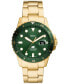 Фото #1 товара Наручные часы MVMT Men's Camo Chrono Matte Olive Green Ceramic Bracelet Watch 45mm.