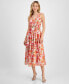 Фото #1 товара Women's Lovisa Floral-Print Fit & Flare Dress