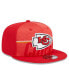 Фото #2 товара Men's Red Kansas City Chiefs 2023 NFL Training Camp 9FIFTY Snapback Hat