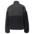 Puma Sherpa Full Zip Jacket Womens Black Casual Athletic Outerwear 84940401