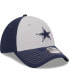 ფოტო #4 პროდუქტის Men's Gray Dallas Cowboys Main 39THIRTY Flex Hat