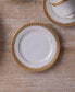 Crestwood Gold Set of 4 Bread Butter and Appetizer Plates, Service For 4