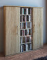 Фото #4 товара Holz CD DVD Stand Regal Santo Glastür