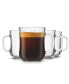 Фото #6 товара Стакан для кофе однослойный JoyJolt Diner 15.5 унций, набор из 4 шт.