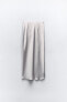 Фото #7 товара Атласная юбка миди с узлом ZARA