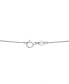 ფოტო #4 პროდუქტის Peridot (3/8 ct. t.w.) & Diamond (1/10 ct. t.w.) Twig 18" Pendant Necklace in Sterling Silver