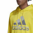 Толстовка с капюшоном мужская Adidas Game and Go Big Logo Жёлтый