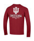 Men's Crimson Indiana Hoosiers Team Stack Long Sleeve T-shirt