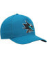 Men's Teal San Jose Sharks Primary Hitch Snapback Hat Голубой - фото #4