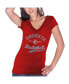 ფოტო #3 პროდუქტის Women's Threads James Harden Red Houston Rockets Name & Number Tri-Blend T-shirt