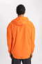Фото #4 товара Куртка для мужчин defacto DeFactoFit Su Итить Slim Fit Капюшон Ягмурлук Mont