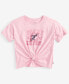 ფოტო #3 პროდუქტის Big Girls Script Short-Sleeve T-Shirt