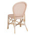 Dining Chair 47 x 54 x 93 cm Natural Beige Rattan