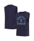 Фото #2 товара Men's Threads Deep Sea Blue Seattle Kraken Softhand Muscle Tank Top