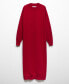 Фото #7 товара Women's Round-Neck Knitted Dress
