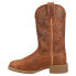 Фото #5 товара Justin Boots Halter Water Buffalo 11" Wide Square Toe Womens Brown Casual Boots