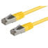 Фото #1 товара VALUE S/FTP (PiMF) Patch Cord Cat.6 - yellow 0.5 m - 0.5 m - Cat6 - S/FTP (S-STP) - RJ-45 - RJ-45