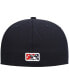 Фото #4 товара Men's Navy New Hampshire Fisher Cats Authentic Collection Team Home 59FIFTY Fitted Hat