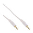 Фото #2 товара InLine Audio Cable 3.5mm Stereo male / male white/gold 10m