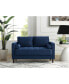 Фото #7 товара Lillith Modern Loveseat With Upholstered Fabric and Wooden Frame