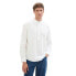 TOM TAILOR 1040158 Relaxed Cotton Linen long sleeve shirt Белый, M - фото #1