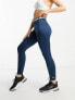 PUMA – Strong – Leggings in Metallic-Blau