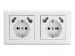 Delock 11475 - CEE 7/3 + USB - White - Plastic - 250 V - 16 A - 50 Hz