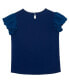 ფოტო #5 პროდუქტის Little Girls Wink Short Sleeve Top and Legging Set