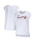 Women's White Arizona Cardinals Greetings From Muscle T-shirt