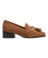 ფოტო #2 პროდუქტის Women's Eflex Drew Block Heel Slip-On Dress Loafers