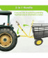 Фото #7 товара Sturdy Garden Cart 1400 LBS Load Capacity, Steel Mesh Bed