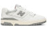 Фото #3 товара Aimé Leon Dore x New Balance NB 550 Silver 防滑透气 低帮 复古篮球鞋 男女同款 白灰色 / Кроссовки New Balance NB BB550ALE