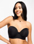 Фото #2 товара Ivory Rose Fuller Bust strapless bra in black