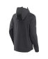 ფოტო #2 პროდუქტის Men's Heather Charcoal Pittsburgh Penguins Authentic Pro Road Tech Full-Zip Hoodie Jacket