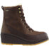 Фото #1 товара Комфортные зимние сапоги женские Muck Boot Liberty Waterproof Alpine Supreme Shearling Wedge коричневого цвета