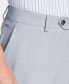 Фото #5 товара Men's Slim-Fit Wool Sharkskin Suit Pants, Created for Macy's