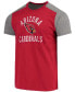 Фото #3 товара Men's Cardinal, Gray Arizona Cardinals Field Goal Slub T-shirt