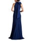 ფოტო #3 პროდუქტის Women's Sims Taffeta Shoulder Bow Halter Gown