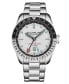 Men's Aquadiver Silver-tone Stainless Steel, White Dial, 49mm Round Watch