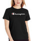 Фото #1 товара Women's Cotton Classic Crewneck Logo T-Shirt