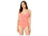 Фото #1 товара Tommy Bahama Pearl Women's 183822 Cross Front One-Piece Swimsuit Size 8