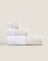 Linen blend towel