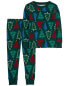 Фото #4 товара Toddler 4-Piece Christmas 100% Snug Fit Cotton Pajamas 3T