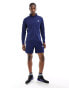 Фото #1 товара adidas Training Essentials half zip top in navy