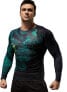 Фото #8 товара Cody Lundin Men's Compression Shirt with 3D Printing, Tight Gym Top, Long Sleeve Compression Shirt for Men